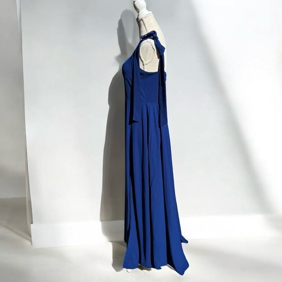 🌻NEW Alexia Admor Blue Arya Sweetheart Neckline Sleeveless Maxi Dress Size 10 - Picture 6 of 11